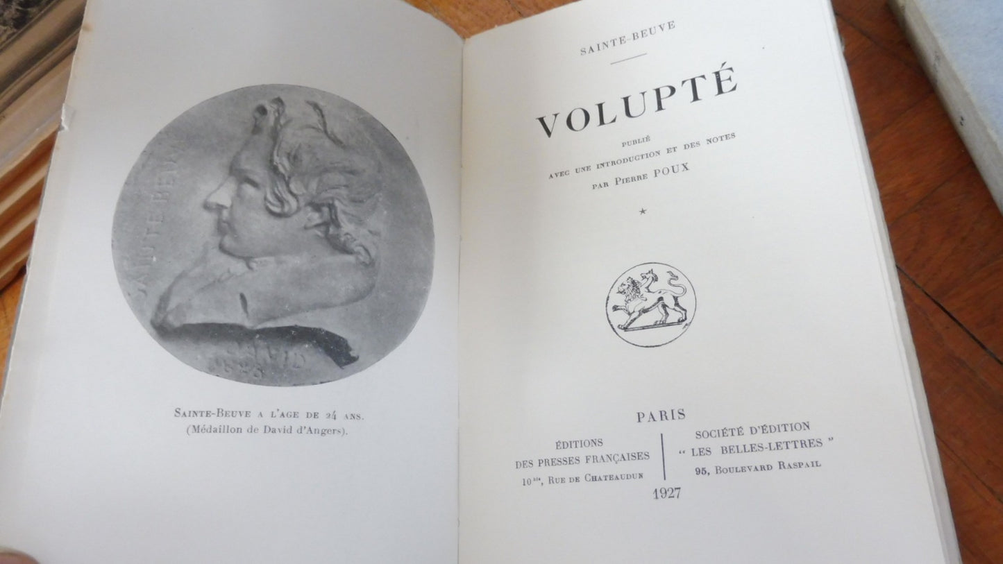 Volupté (Sainte-Beuve) 1927 2/2