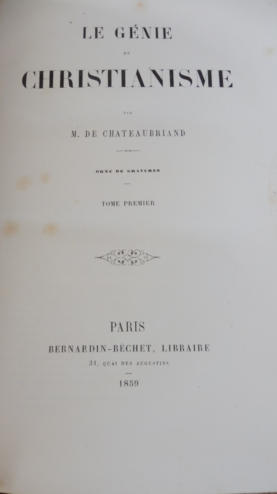 Le Génie du christianisme (Chateaubriand) 1859