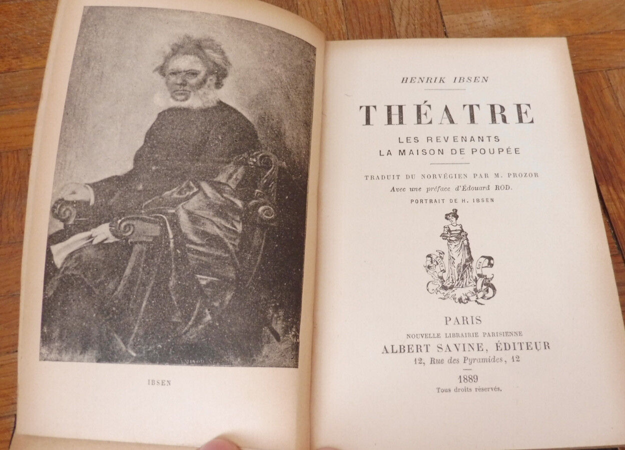 Théâtre d'Ibsen 1889