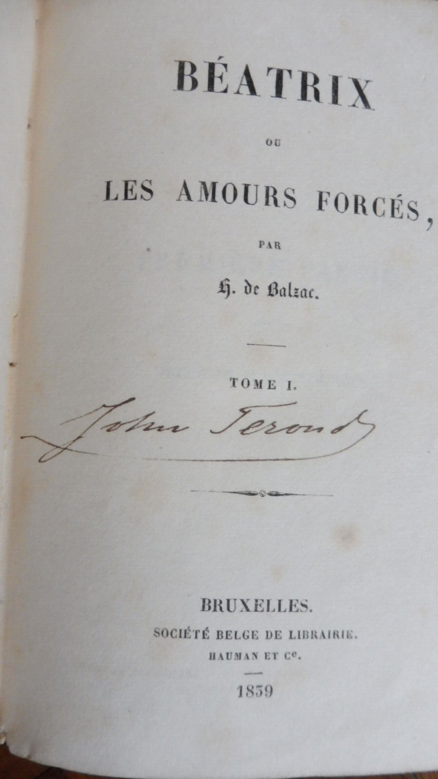 Beatrix (Balzac) 1939 EO + Les Deux Marguerites (Reybaud) 1845 EO
