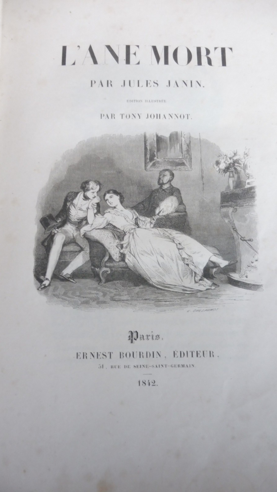 L'Âne mort (Jules Janin) 1842 illus. Johannot