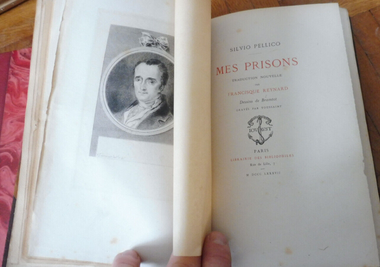 Mes prisons (Silvio Pellico) 1887 illus. Bramtot CHINE