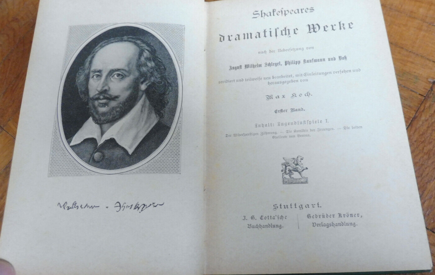 Shakespeares dramatische Werke (Shakespeare) s.d. 12 vol.