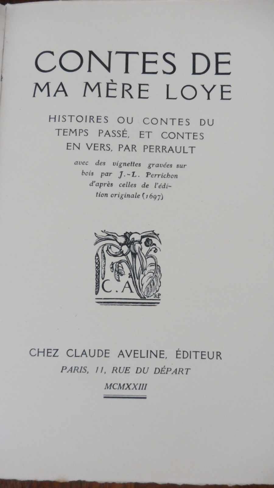 Contes de ma mère Loye (Perrault) 1923
