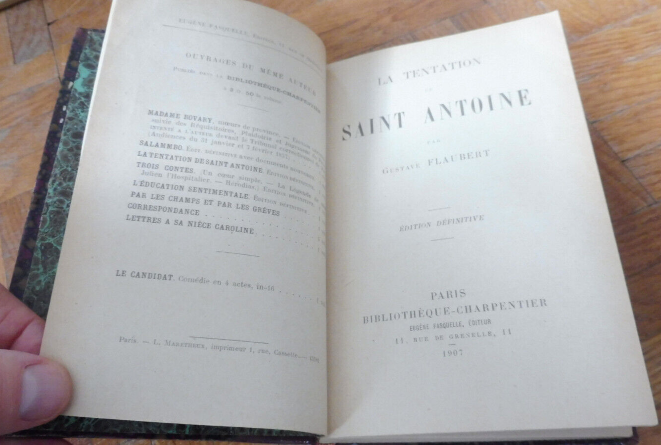 La Tentation de Saint Antoine (Gustave Flaubert) 1907