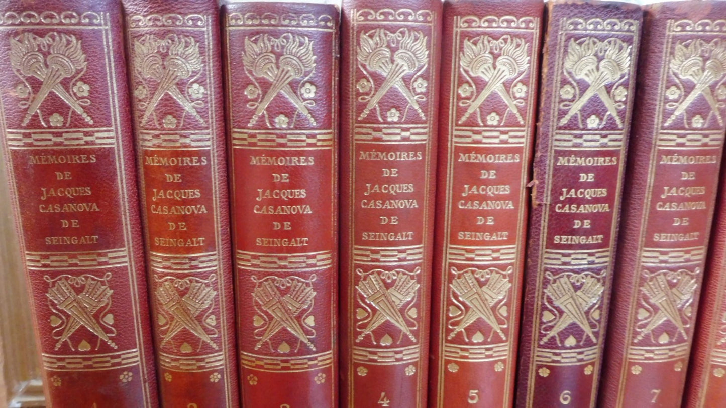 Oeuvres de Jacques Casanova de Seingalt 1924-35 12/12