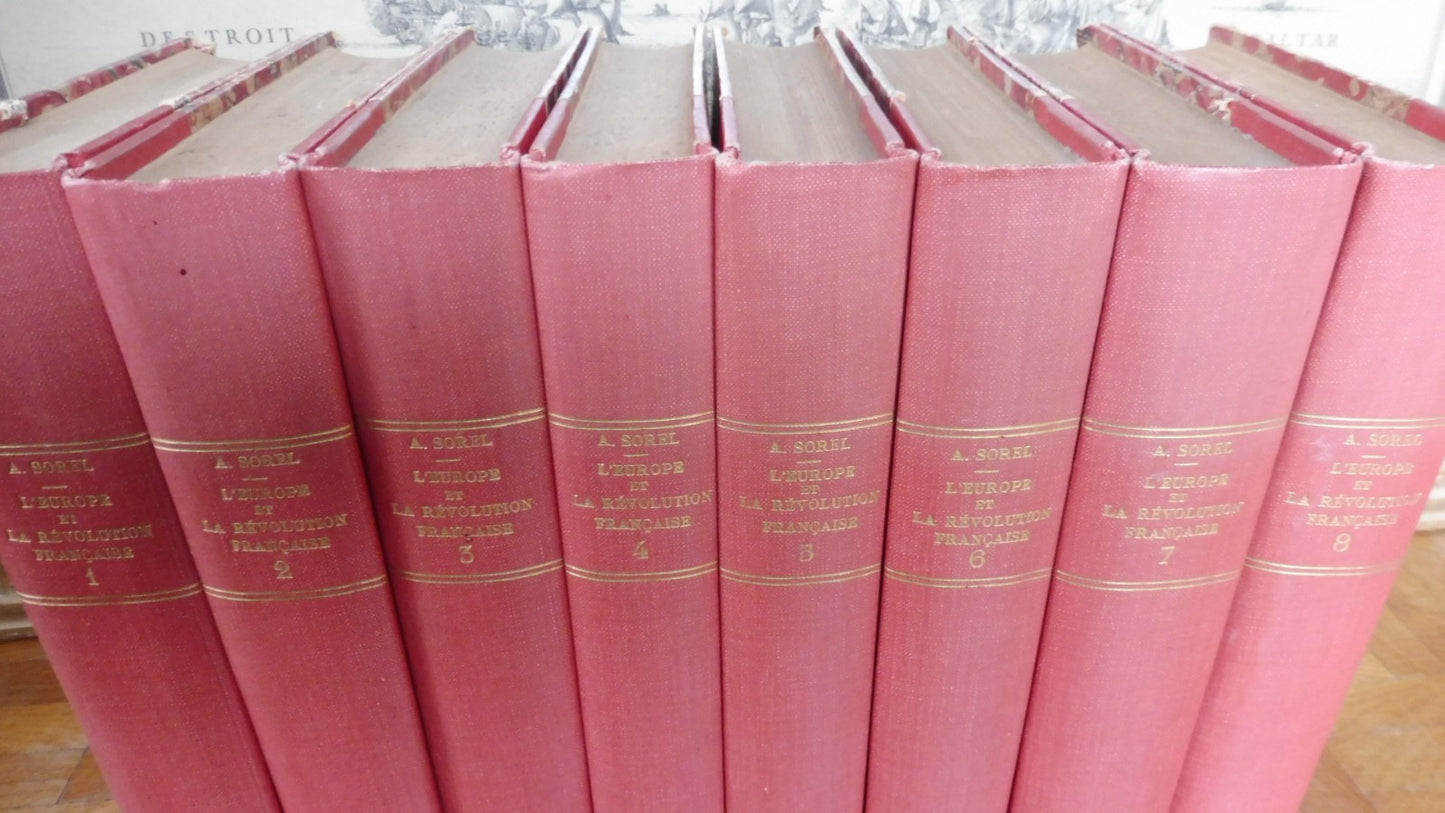 L'Europe et la Révolution Française (A. Sorel) 1942 8/8