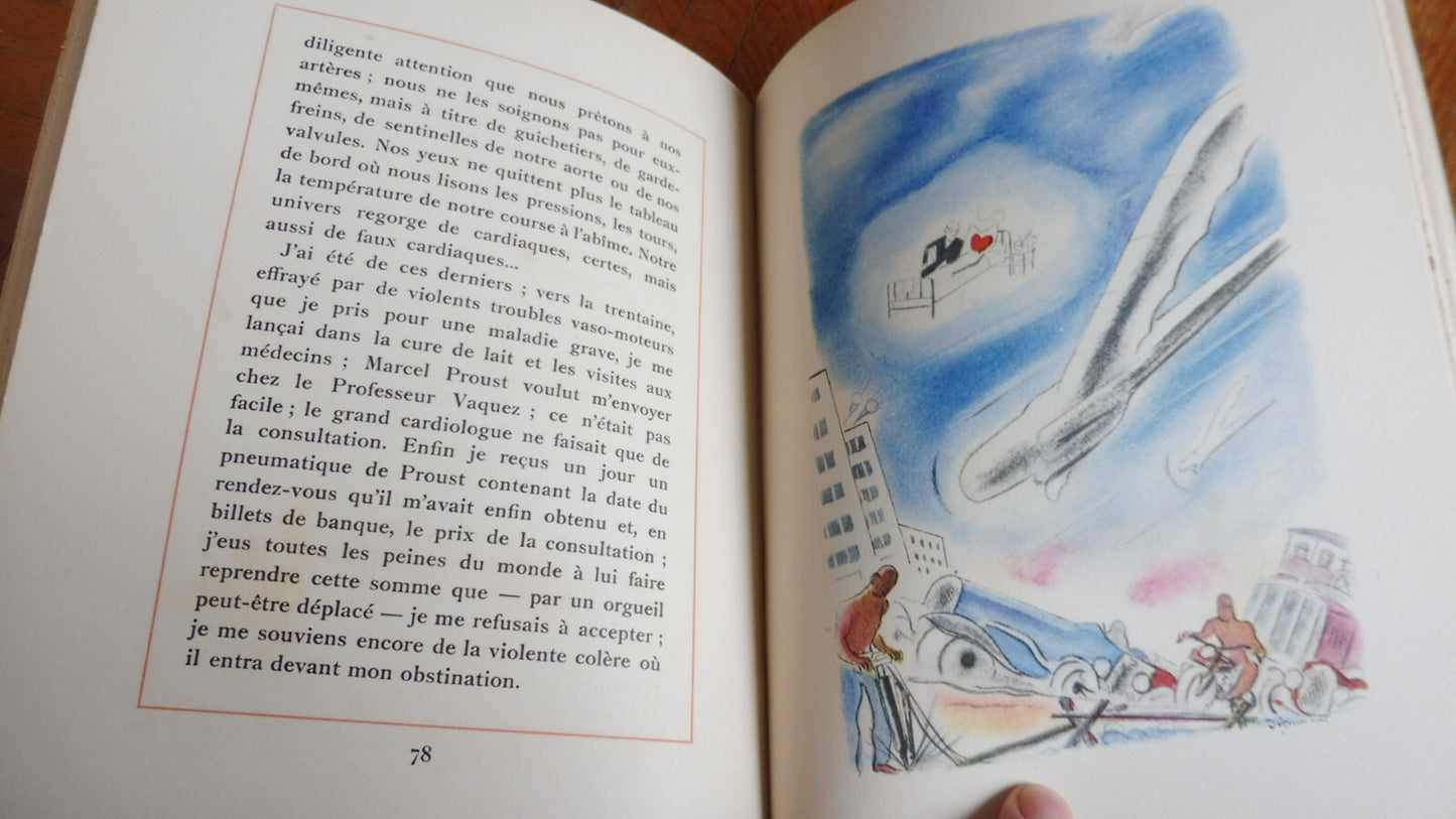 Affaires de coeur (Hermant, Bonnard, Colette, Morand) 1934 illus. David...