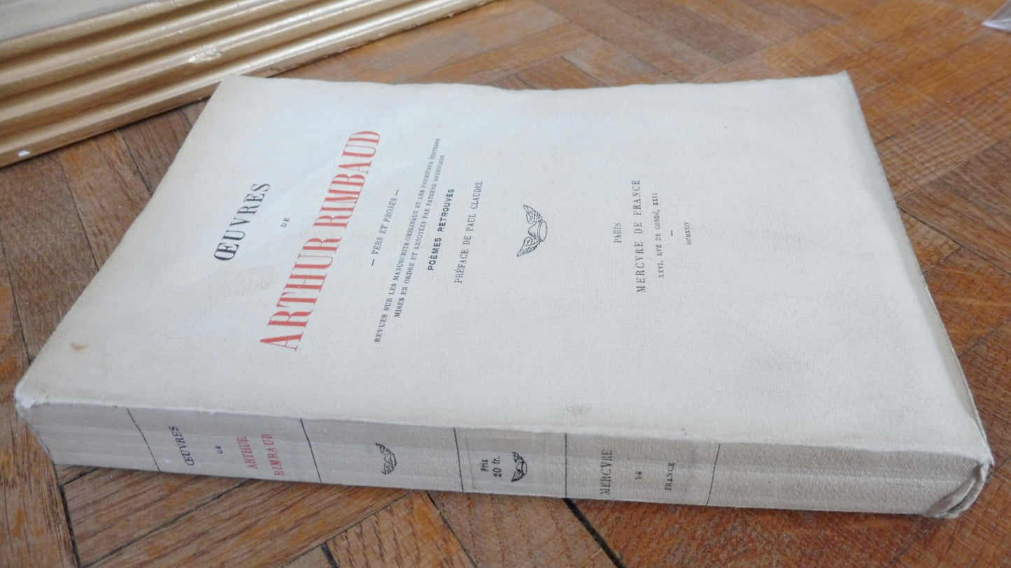 Oeuvres de Arthur Rimbaud 1924