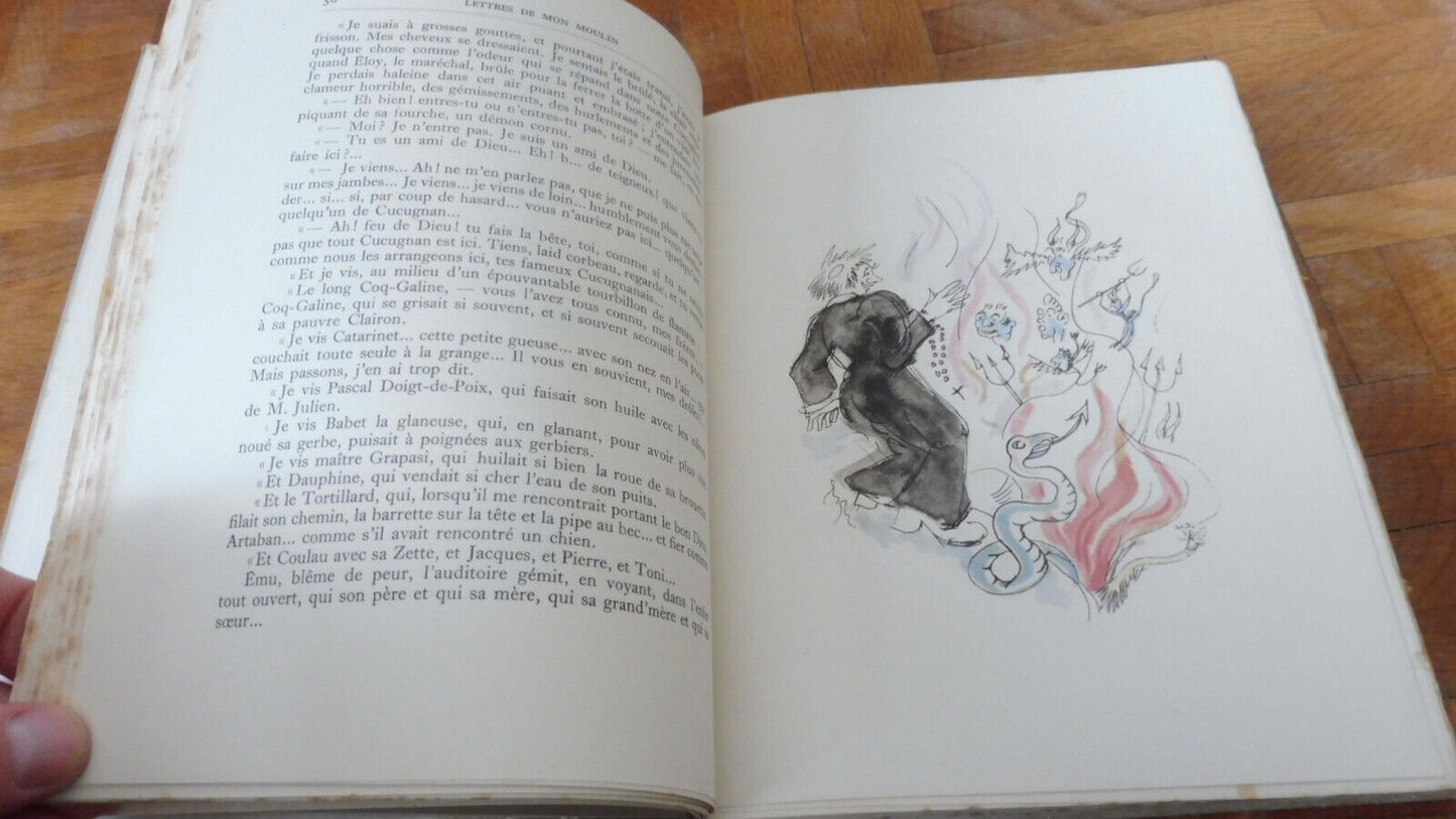 Lettres de mon moulin (Alphonse Daudet) 1930 illus. Villeboeuf