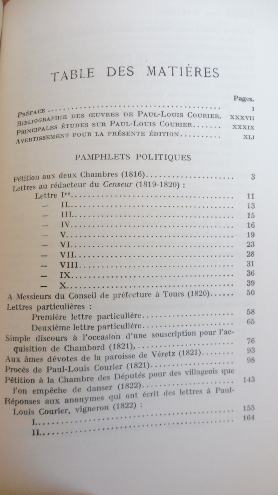 Oeuvres de Paul-Louis Courier 1925 2/2 NUMEROTE