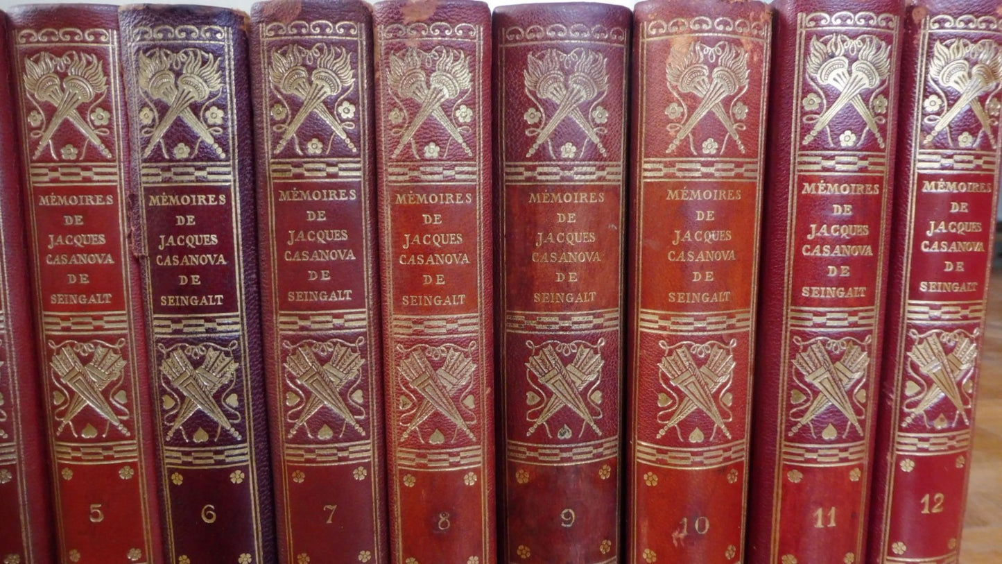 Oeuvres de Jacques Casanova de Seingalt 1924-35 12/12