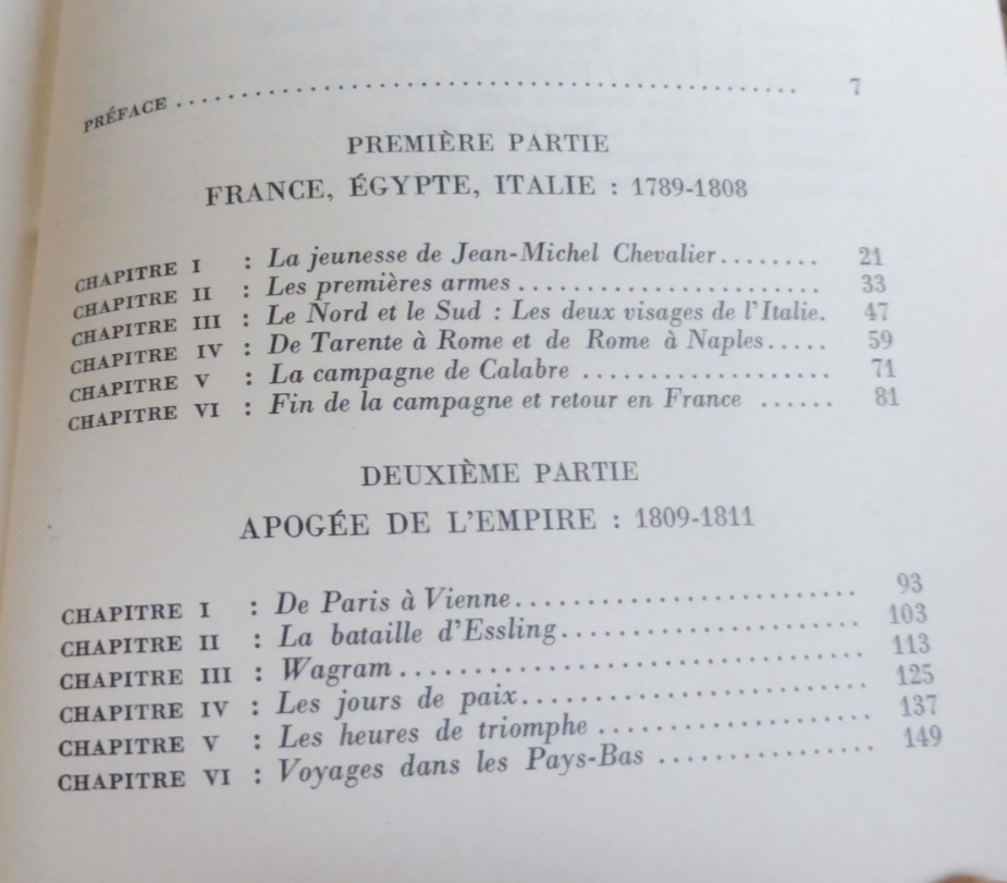 Souvenirs des guerres napoléoniennes (Chevalier) 1970