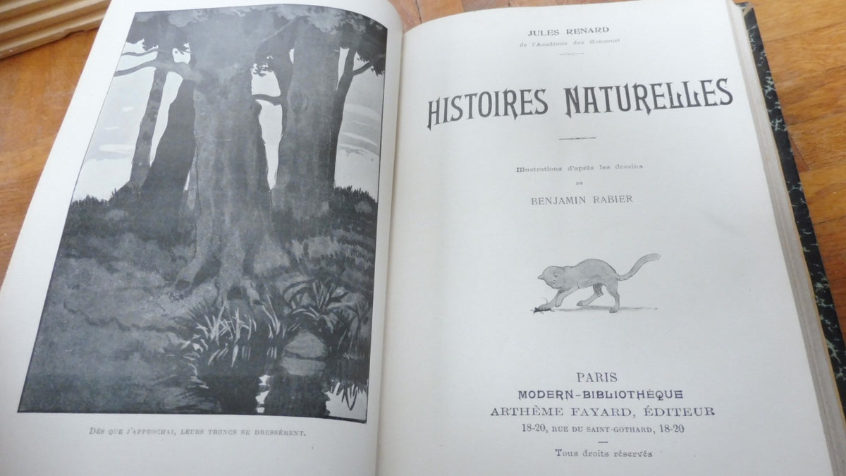 Romans de Jules Renard s.d. 3 vol. en 1 tome.