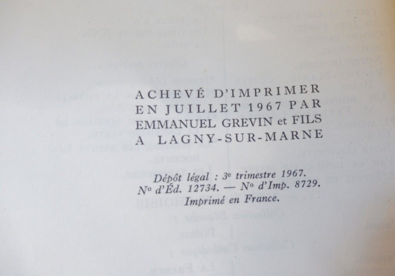 Notre jeunesse (Charles Péguy) 1967