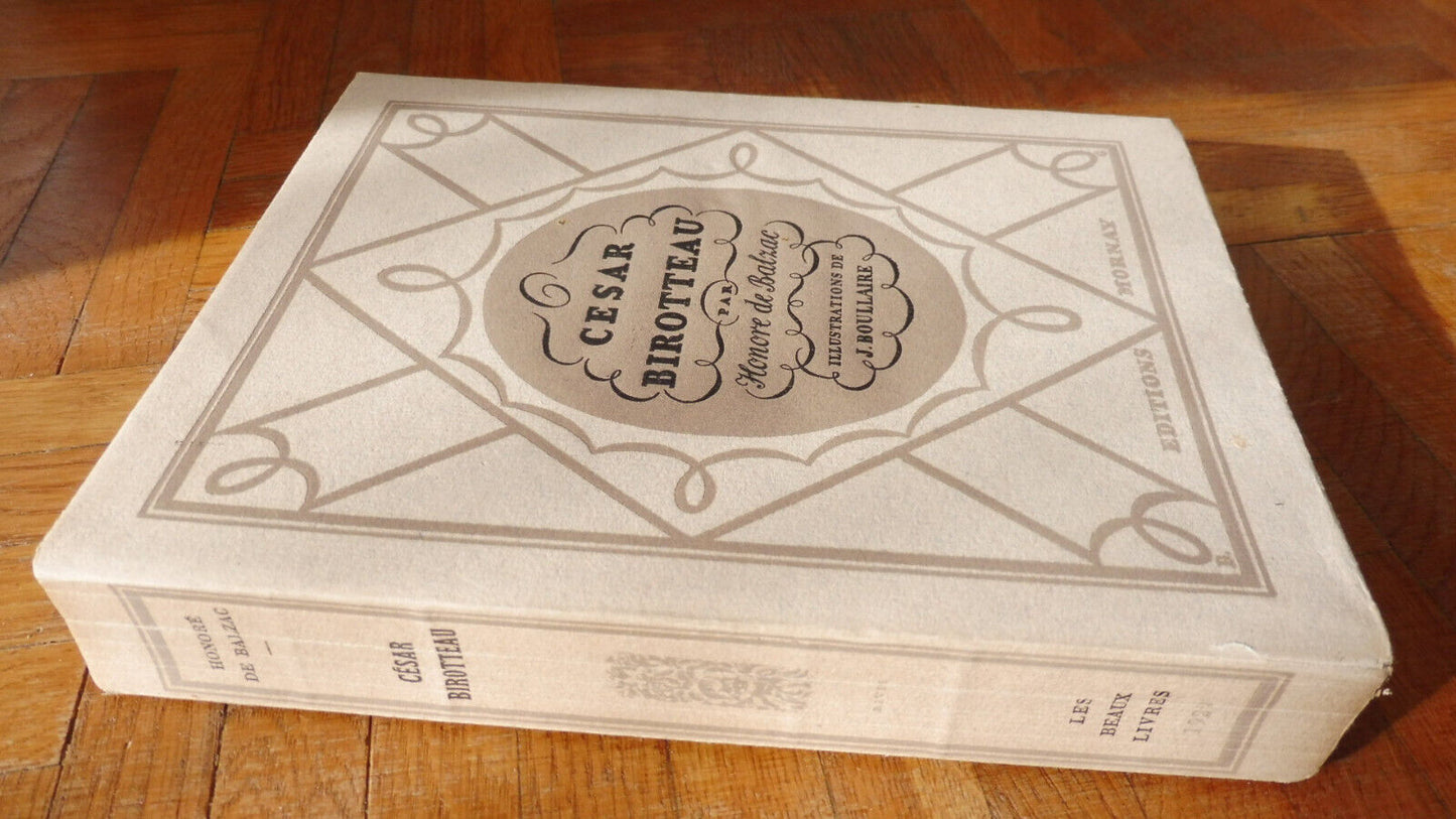 César Birotteau (Balzac) 1929 illus. Boullaire VELIN