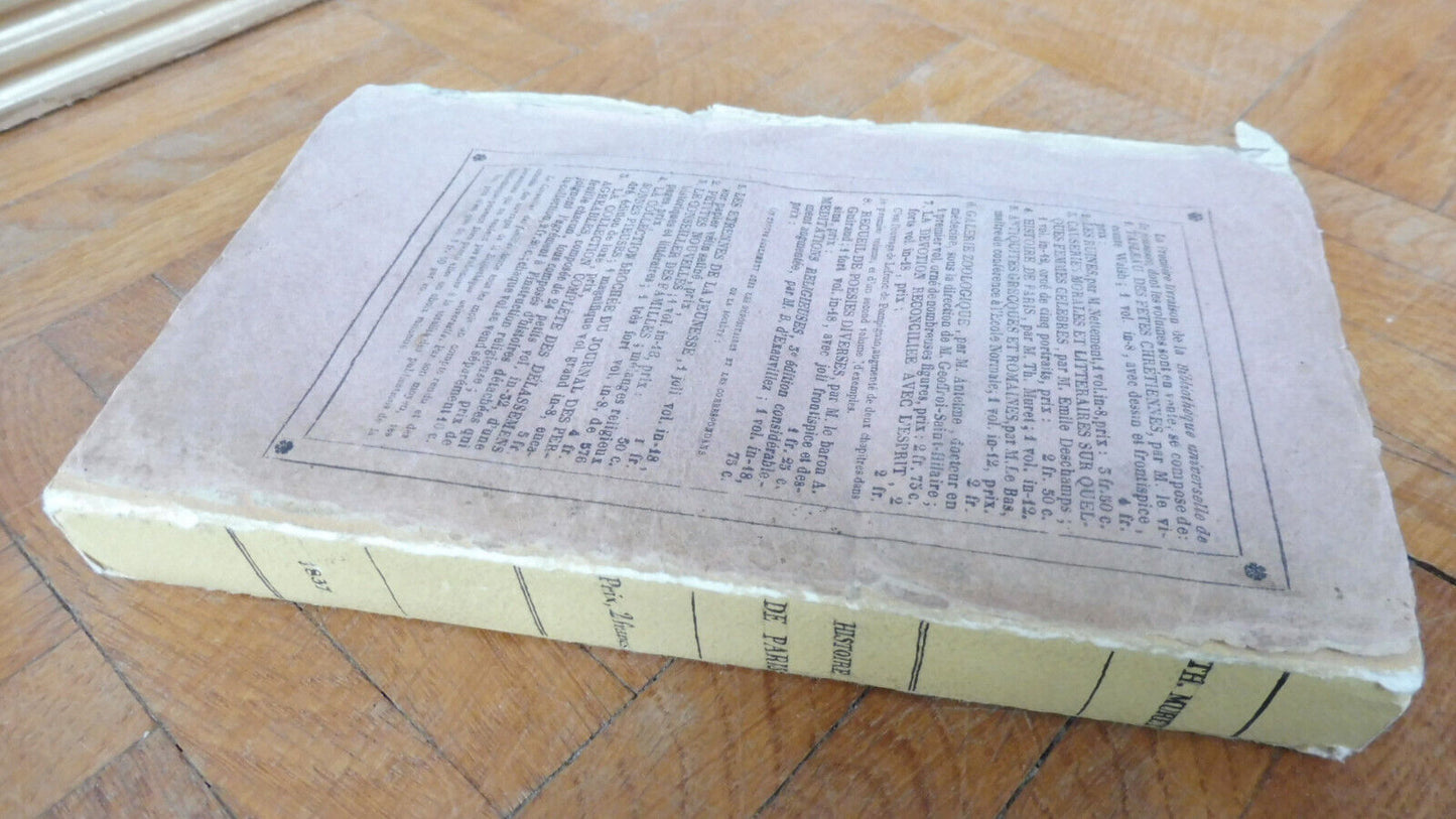 Histoire de Paris depuis son origine jusqu'à nos jours (Th. Muret) 1837