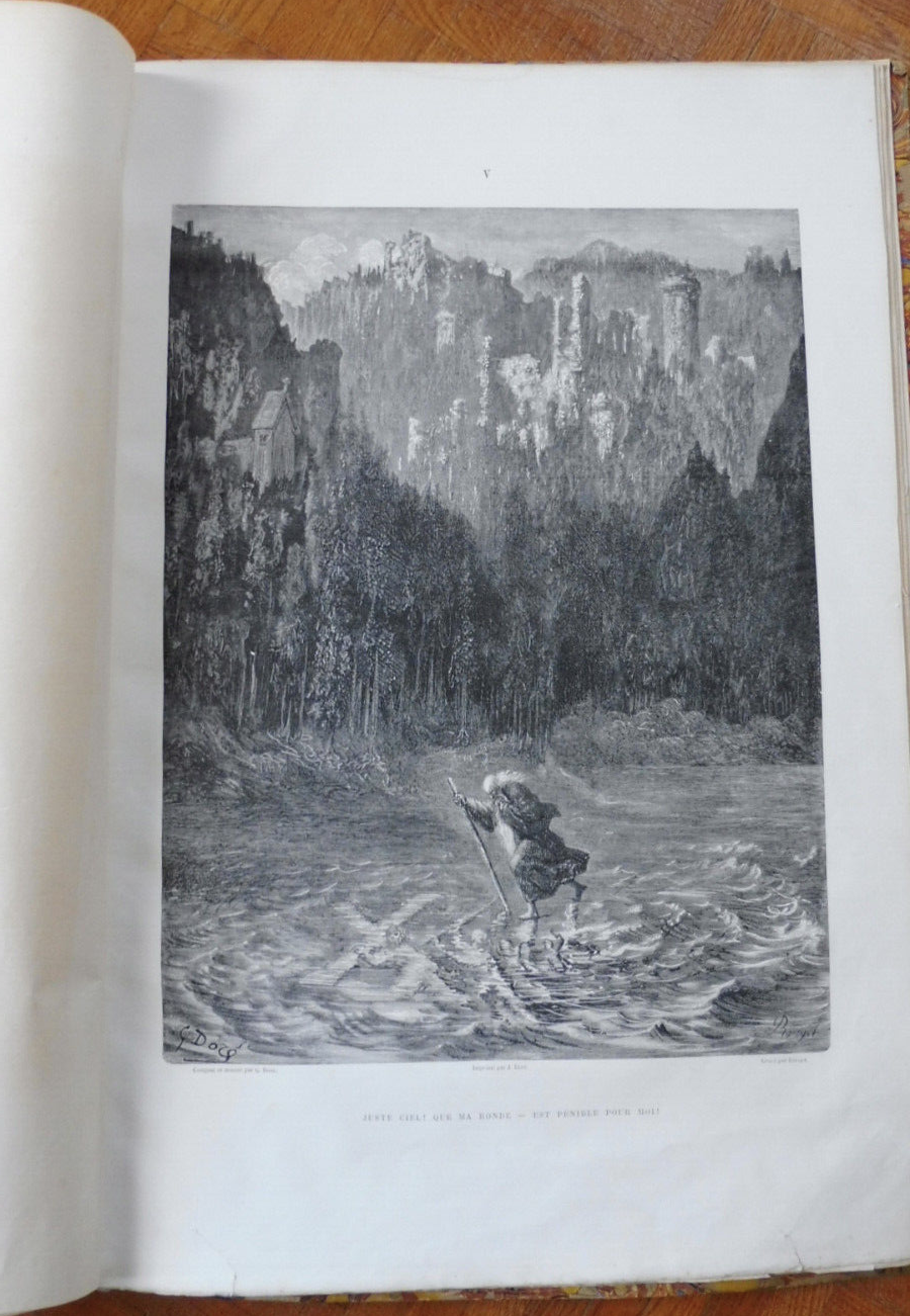 Le Juif errant (Pierre Dupont) 1862 IN FOLIO Illus. Gustave Doré