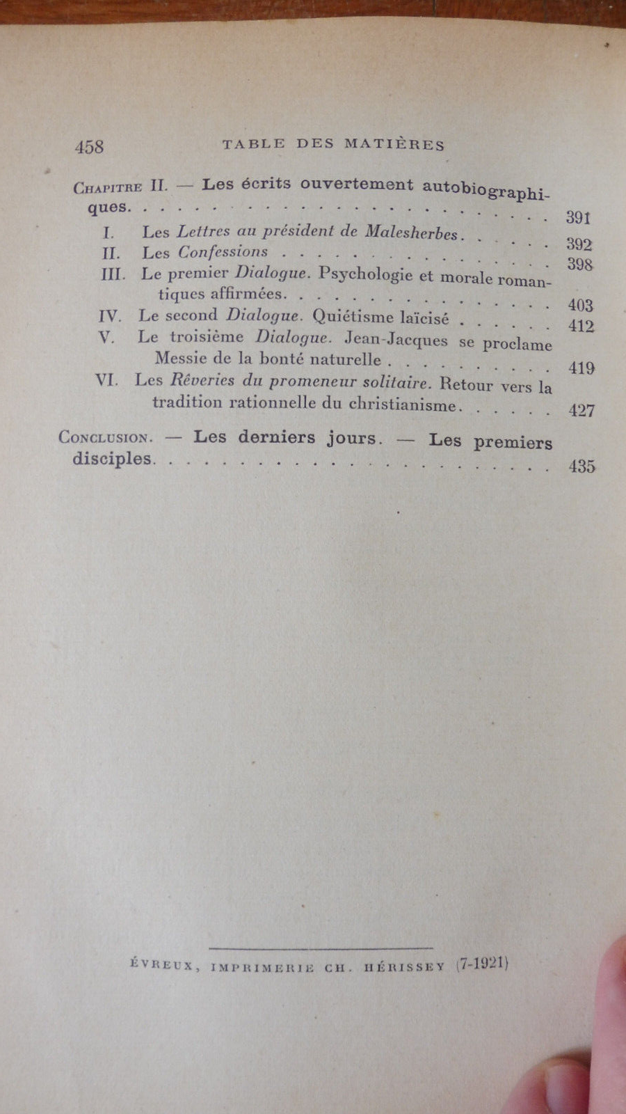 Jean-Jacques Rousseau (Ernest Seillière) 1921
