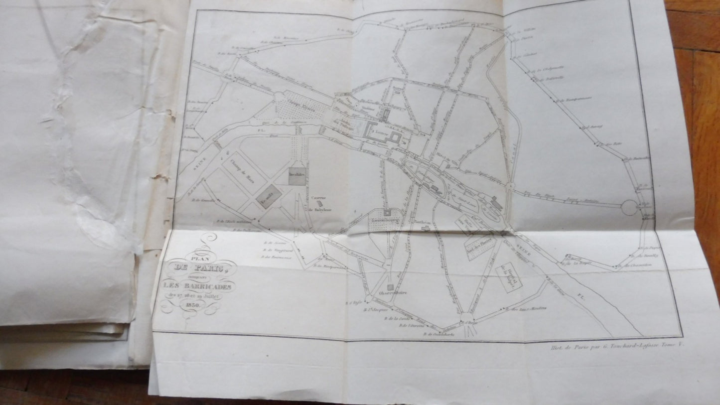 Histoire de Paris. Atlas (G. Touchard-Lafosse) 1834