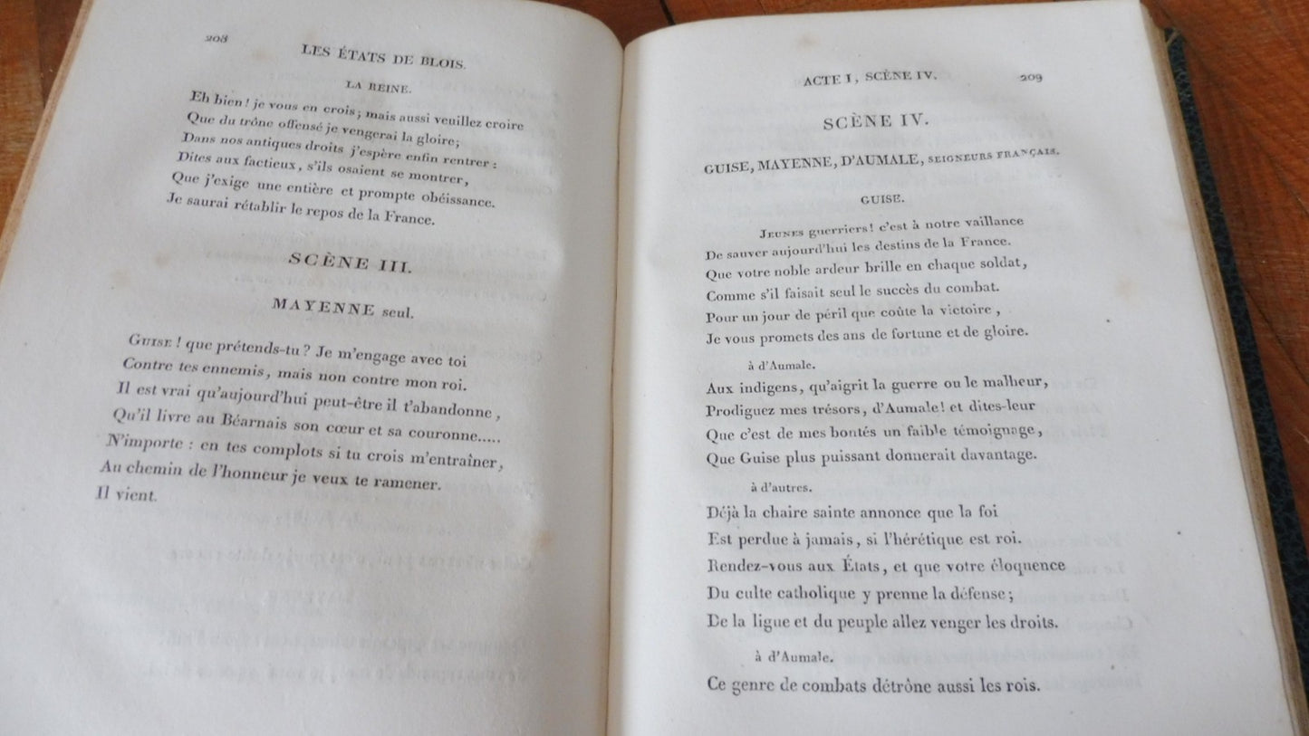 Les Etats de Blois. Tragédie en 5 actes et en vers (Raynouard) 1814