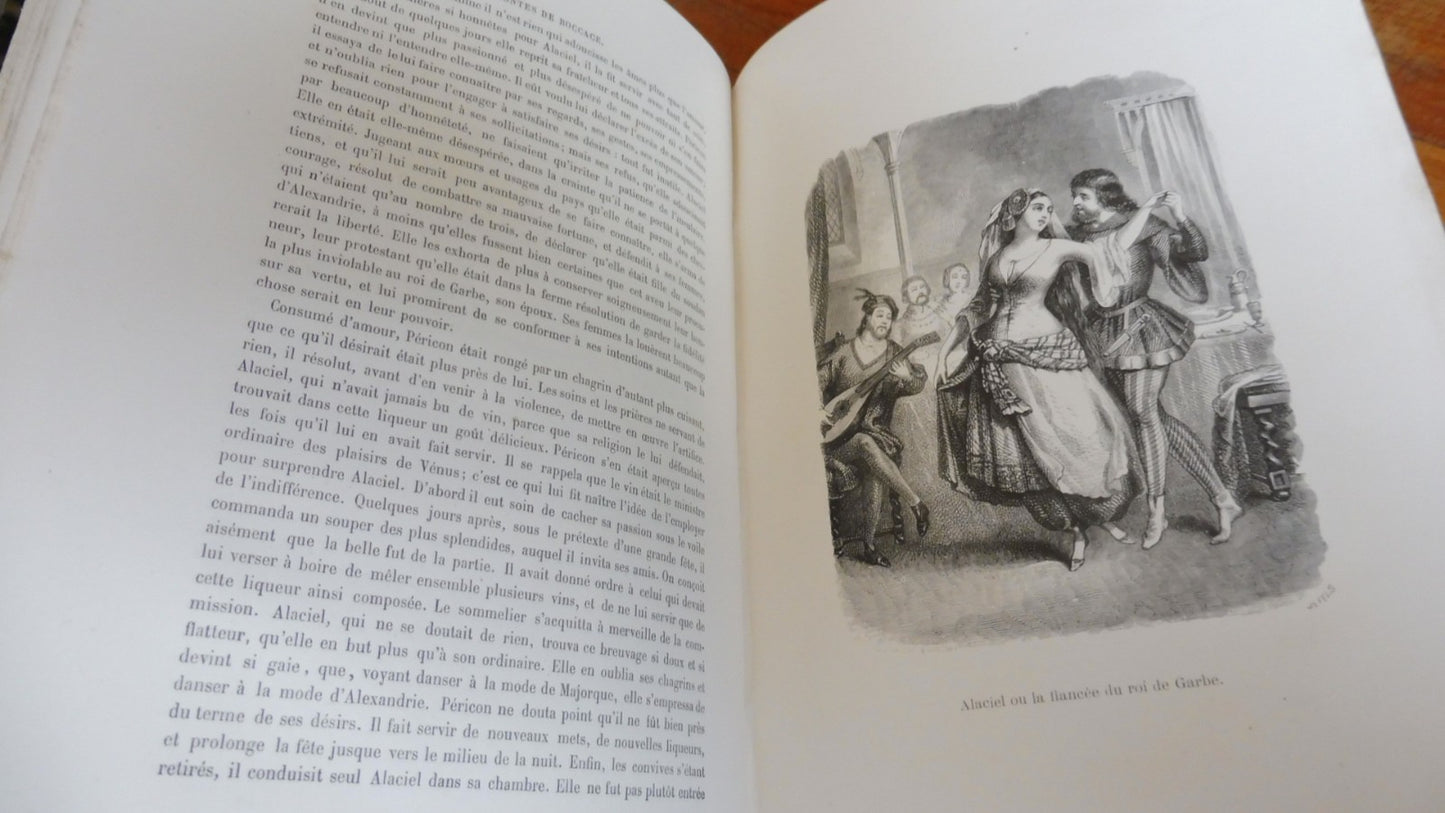 Contes de Boccace (Sabatier de Castres trad.) s.d. illus. Johannot, Grandville..