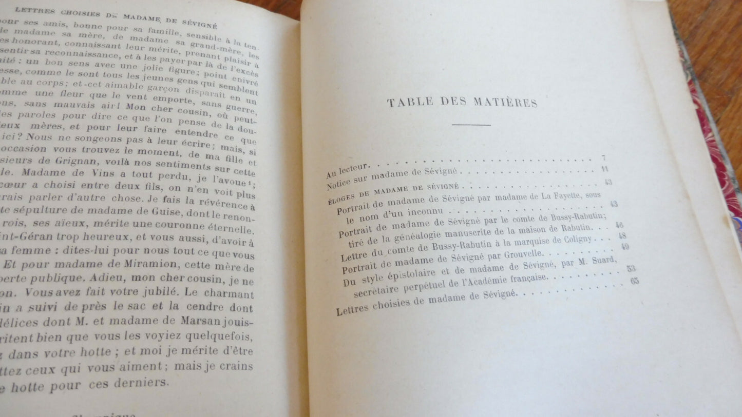 Lettres de Madame de Sévigné 1912
