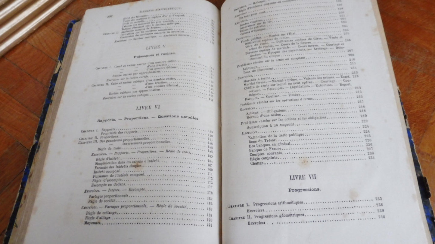 Eléments d'arithmétique (Ph. André) 1885