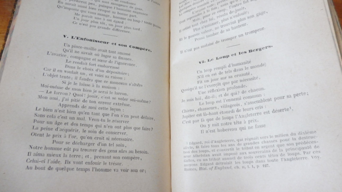 Fables et oeuvres de La Fontaine s.d.