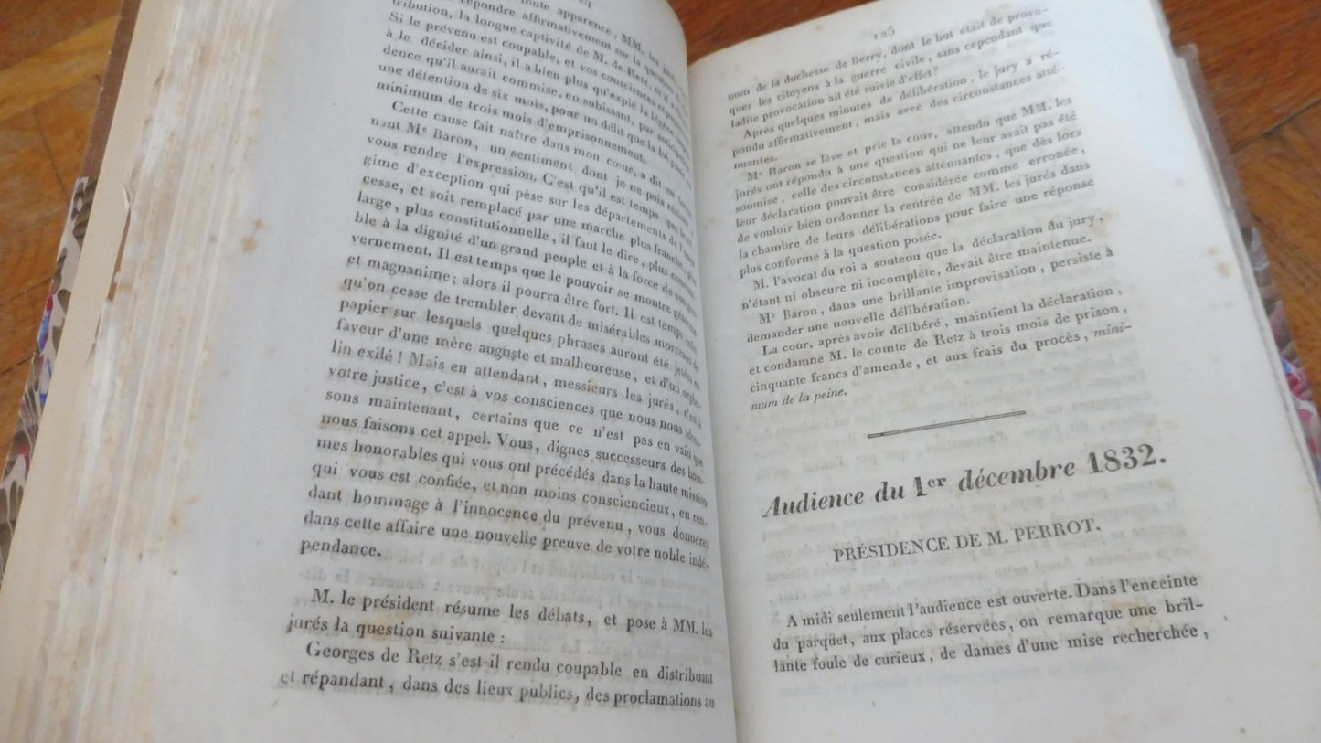 Affaires relatives aux Troubles de l'Ouest. Cour d'assise de Blois. Nov. 1832