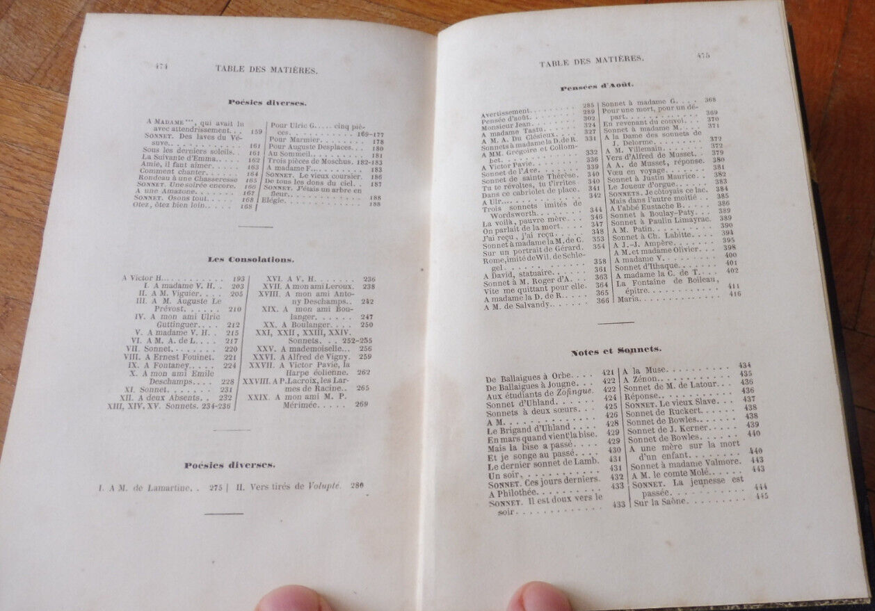Poésies complètes de Sainte-Beuve 1845