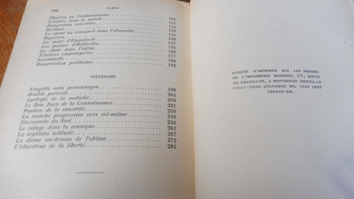 Le Combat avec le démon (Stefan Zweig) 1937