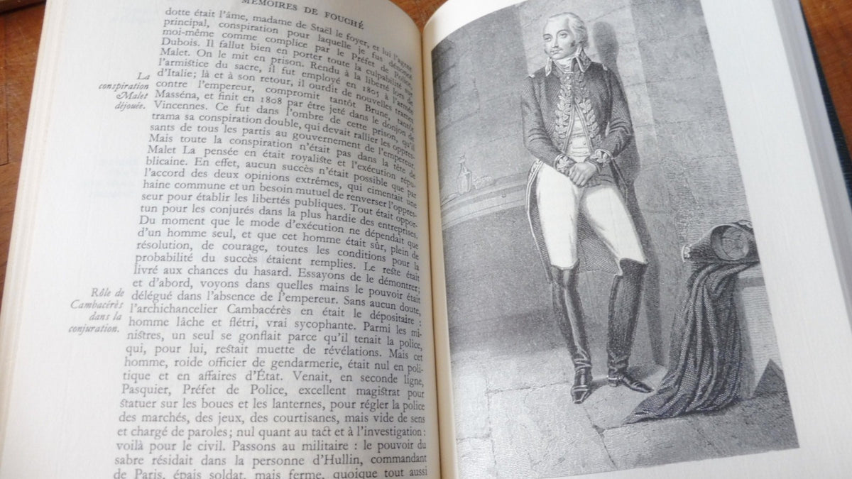 Mémoires de J. Fouché 1967 JEAN DE BONNOT