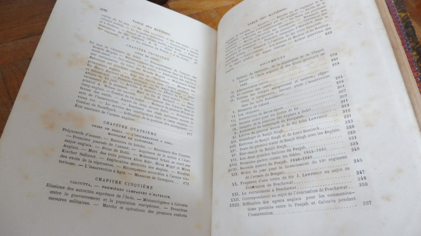 Les Anglais et l'Inde (E. De Valbezen) 1875 3 vol.