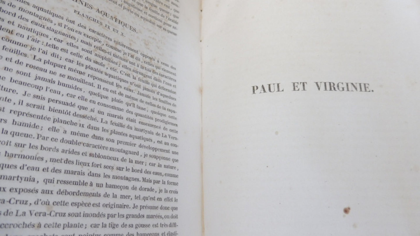 Etudes de la Nature + oeuvres (Bernardin de Saint-Pierre) 1836