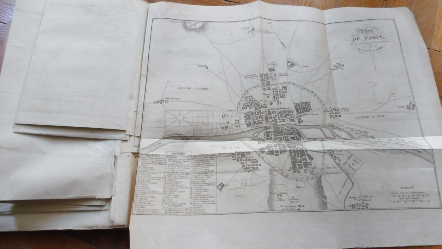 Histoire de Paris. Atlas (G. Touchard-Lafosse) 1834