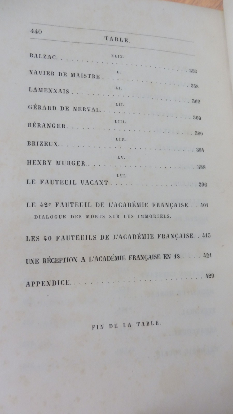 Histoire du 41e fauteuil de l'Académie Française (Arsène Houssaye) 1861