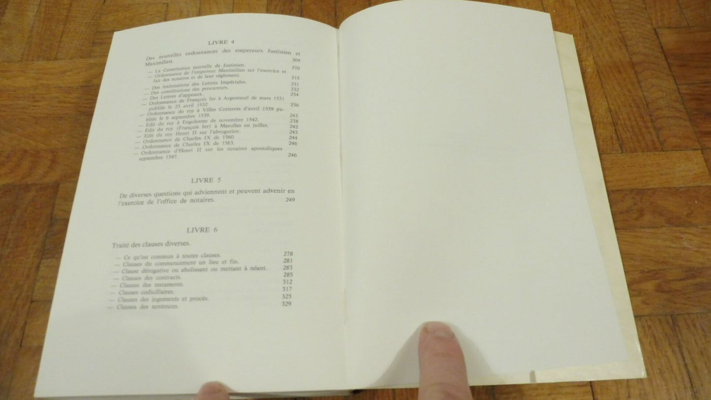 Théorique de l'art des notaires 1974 NUMEROTE ENVOI de Raymond Herment