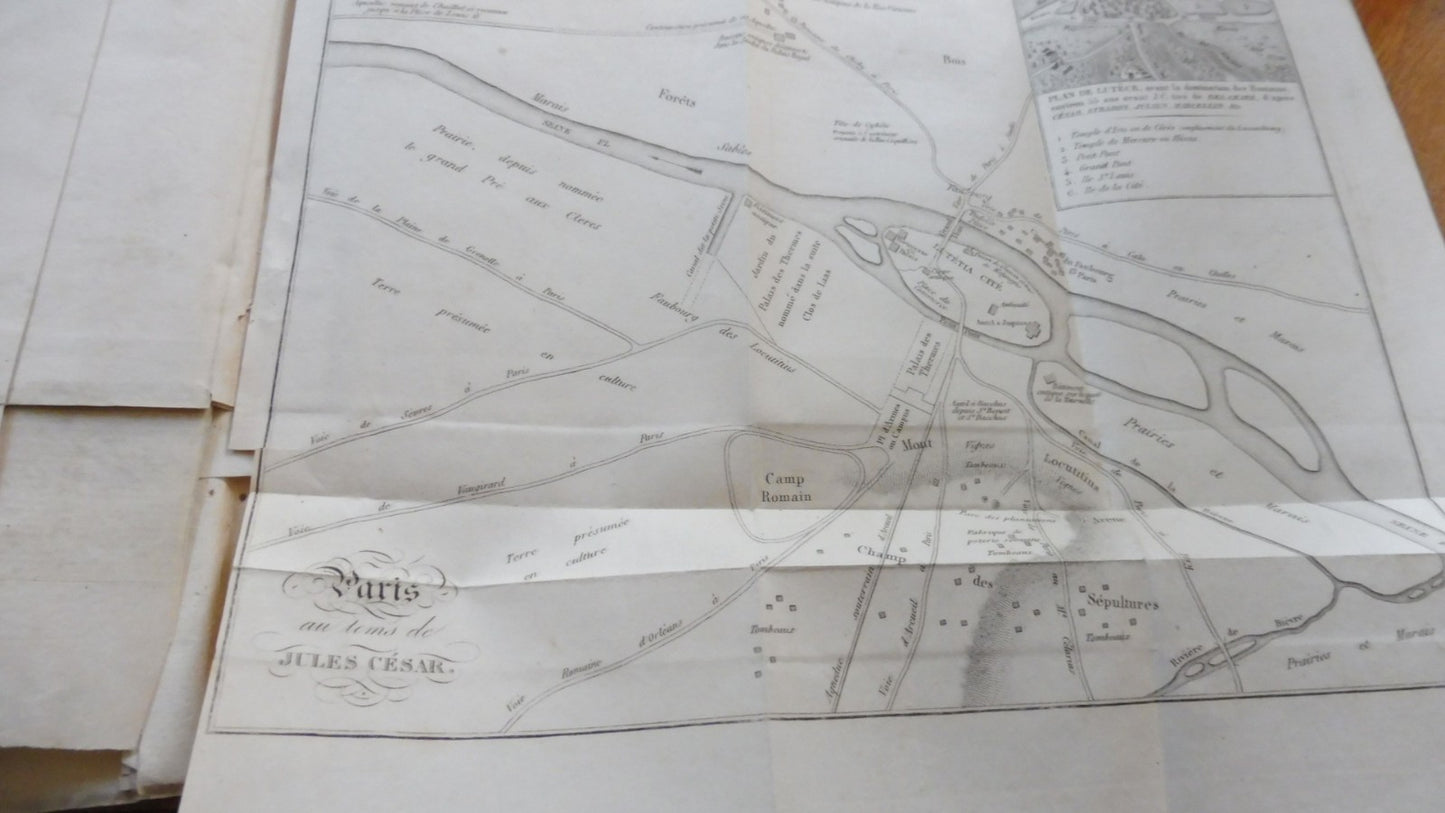 Histoire de Paris. Atlas (G. Touchard-Lafosse) 1834