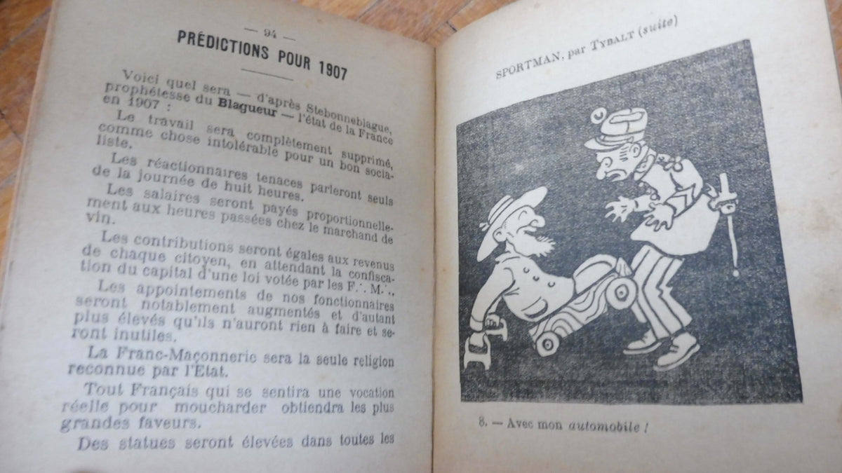 Le Blagueur. Almanach 1907 RARE LOIRET