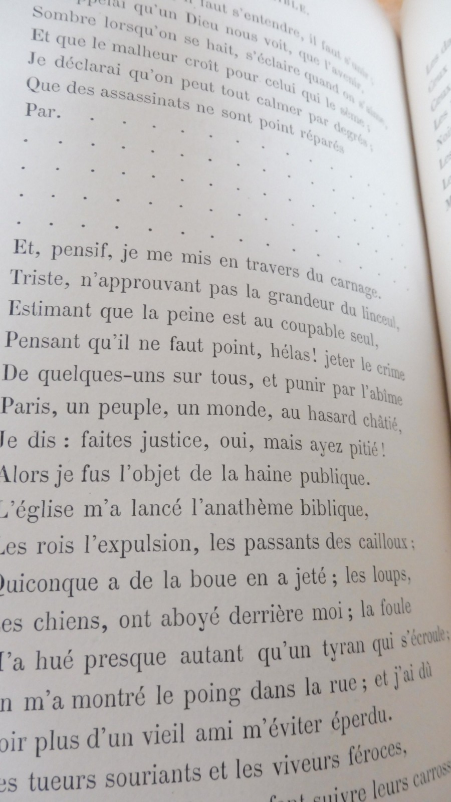L'Année terrible (Victor Hugo) 1872 EO ENVOI