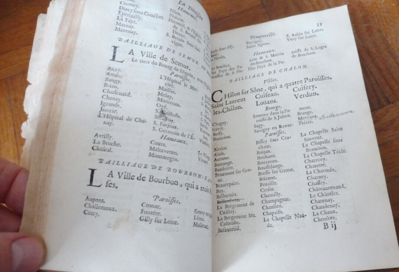 Description du gouvernement de Bourgogne (Garreau) 1717