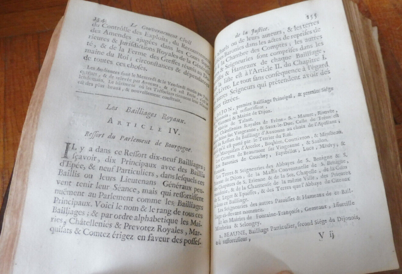 Description du gouvernement de Bourgogne (Garreau) 1717