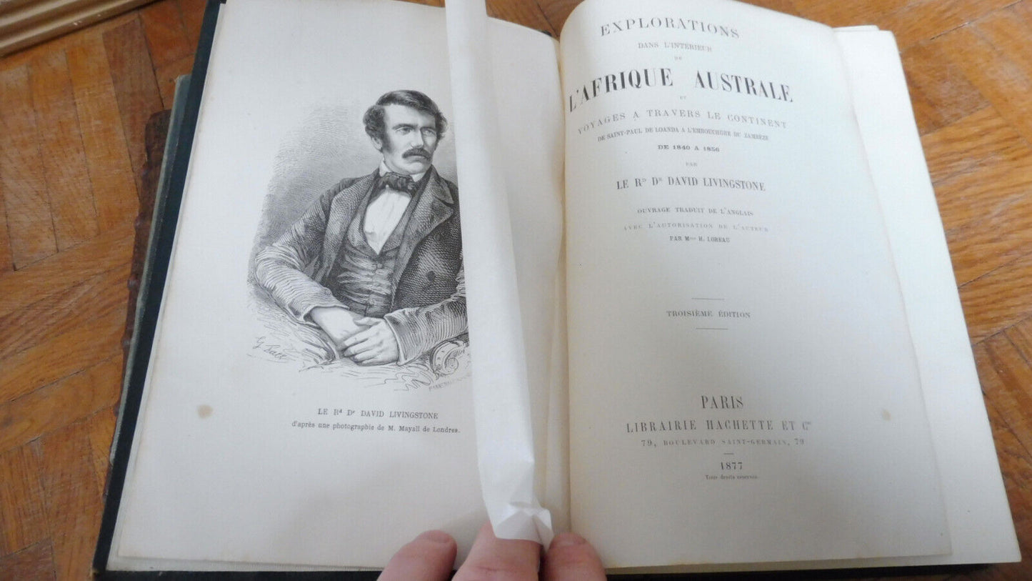 Explorations dans l’intérieur de l'Afrique Australe (D. Livingstone) 1877