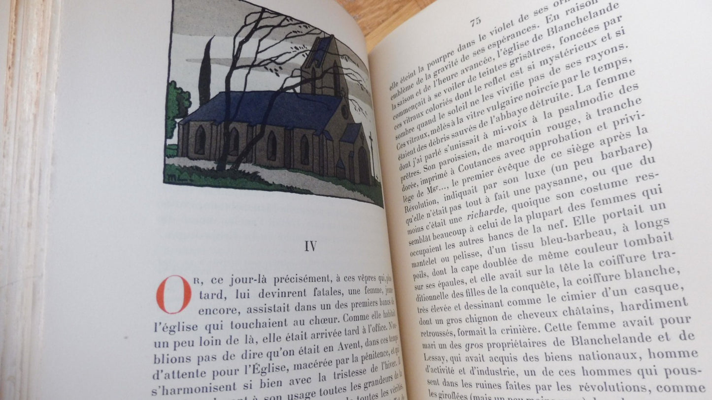L'Ensorcelée (Barbey D'Aurevilly) 1932 illus. Lemainque VELIN