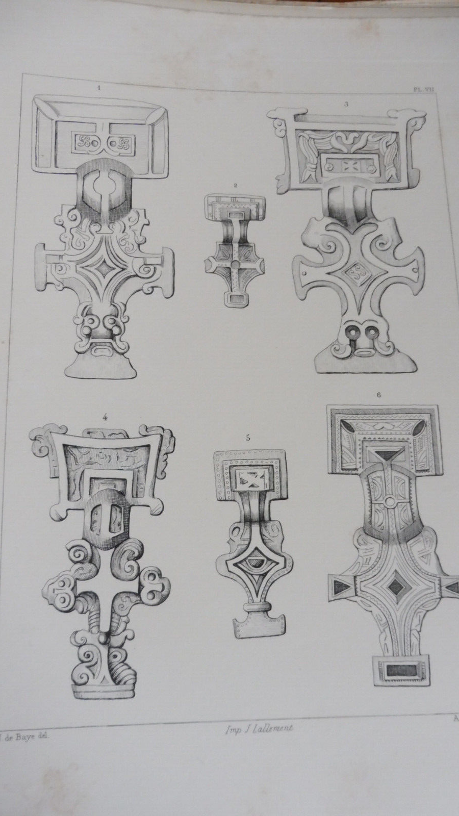 Etudes archéologiques. Industrie anglo-saxonne (Baron De Baye) 1889