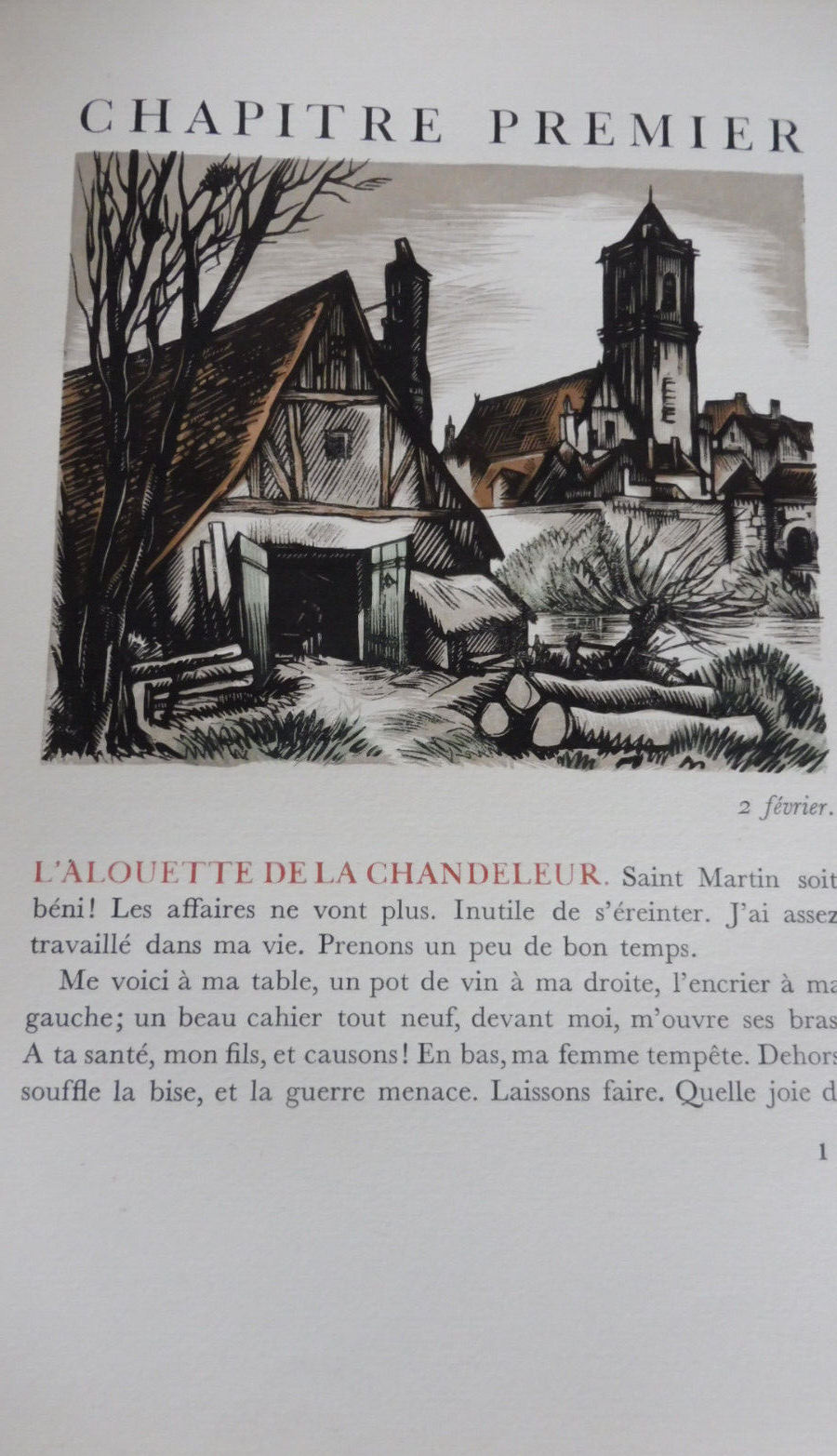 Colas Breugnon (Romain Rolland) 1946 VELIN illus. Collot