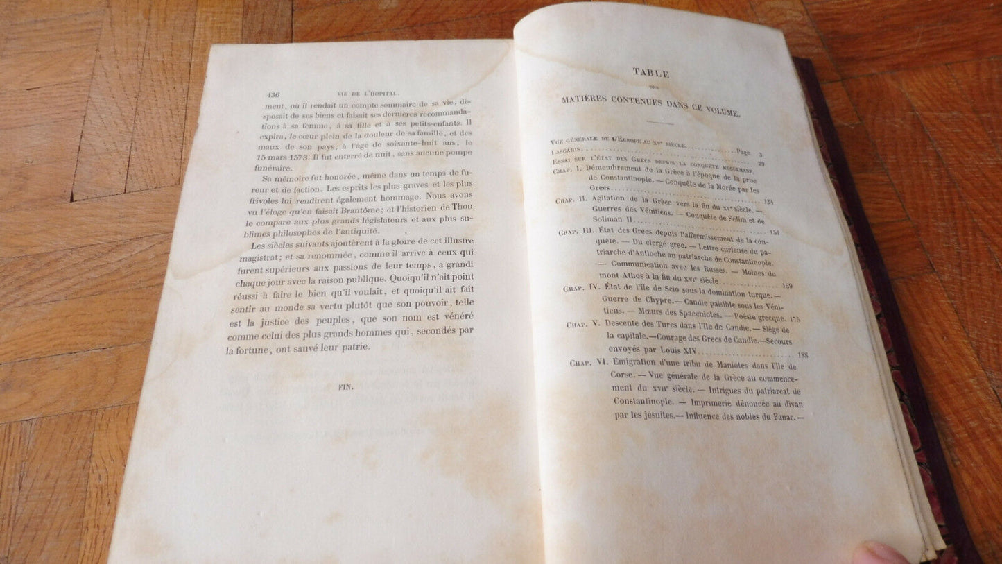 Etudes d'Histoire moderne. Vue générale de l'Europe au XVe siècle (Villemain) 1846
