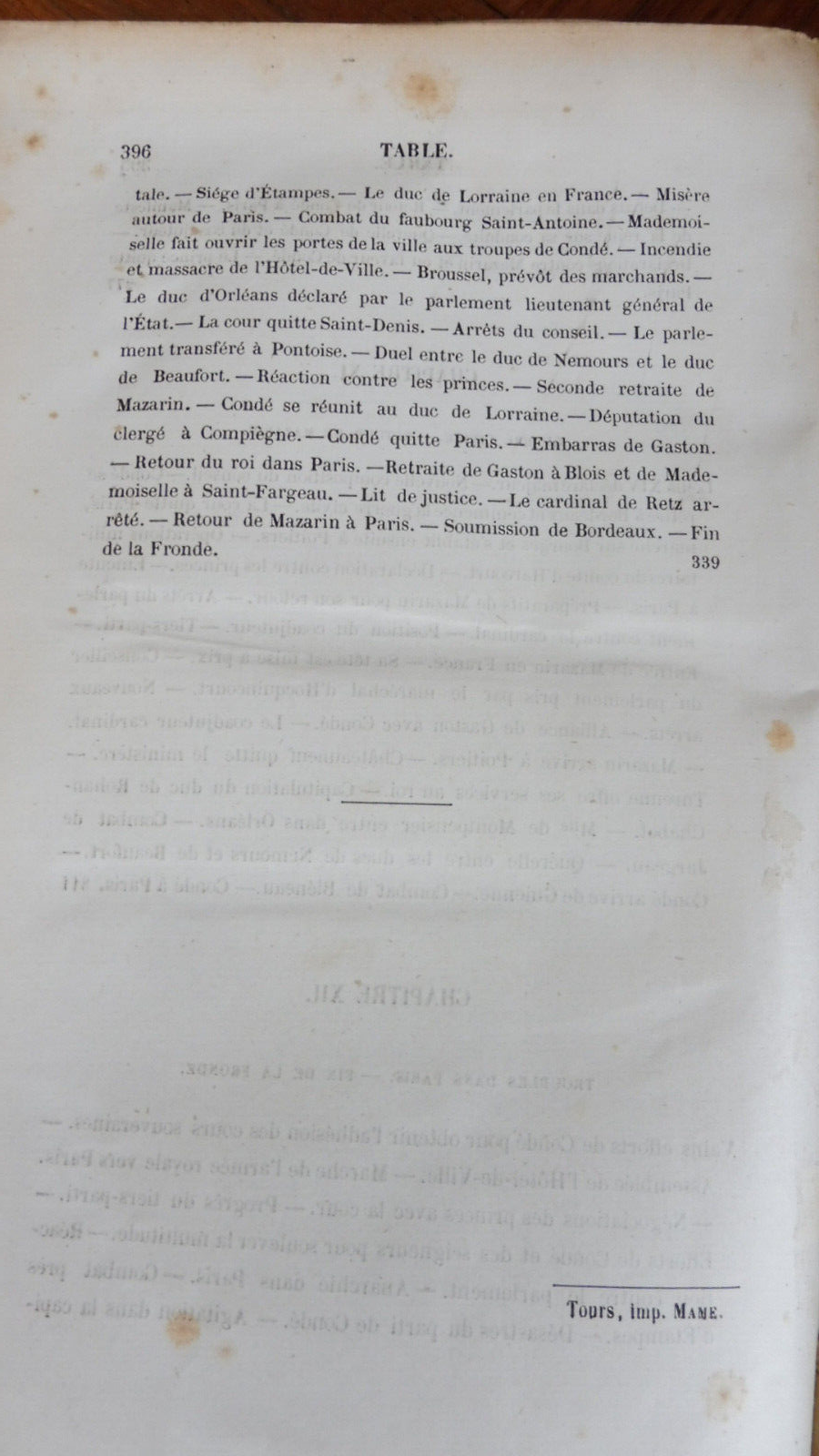 La Fronde et Mazarin (M. Todière) 1852