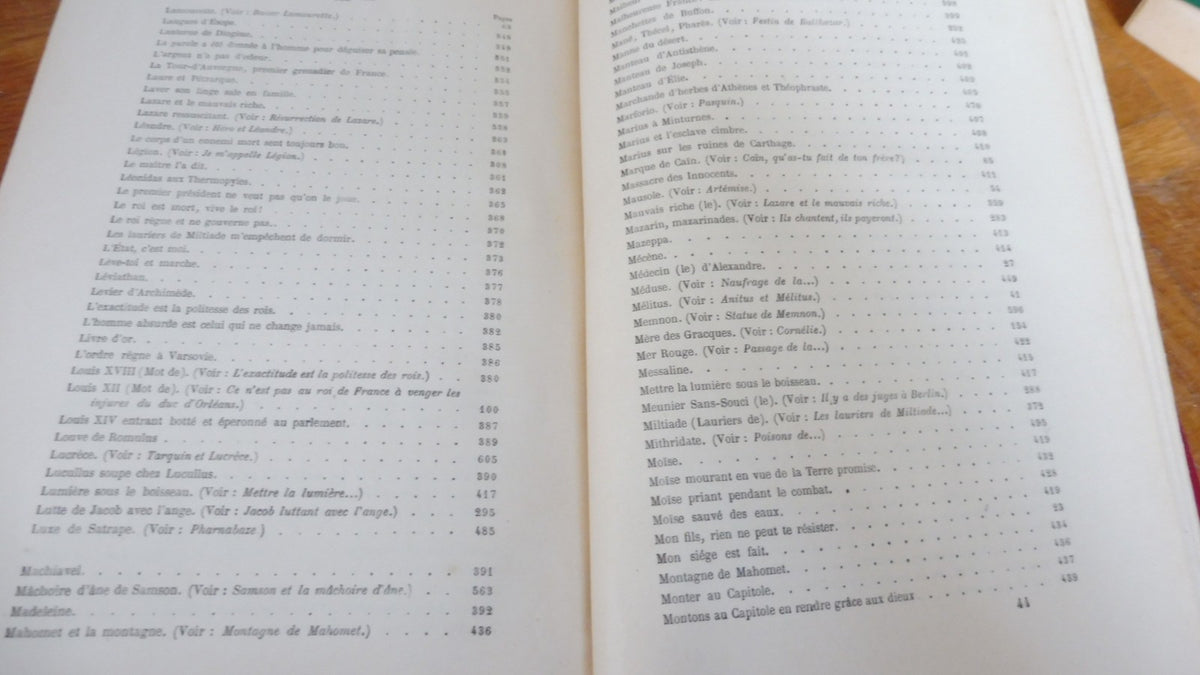 Fleurs historiques (Pierre Larousse) s.d.